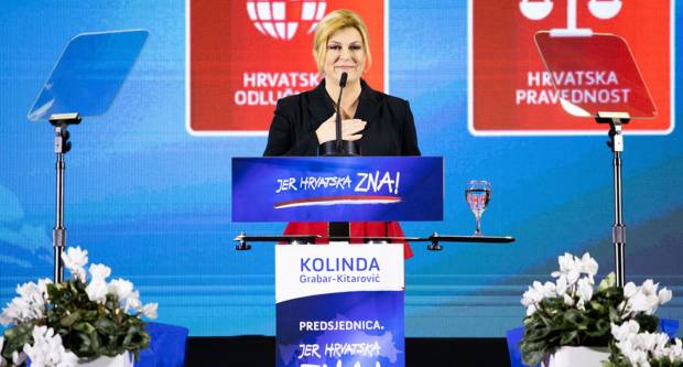 Kolinda Grabar-Kitarović kreće u borbu za drugi mandat pod sloganom ʺPredsjednica, jer Hrvatska znaʺ Kolinda Grabar-Kitarović kreće u borbu za drugi mandat pod sloganom ʺPredsjednica, jer Hrvatska znaʺ