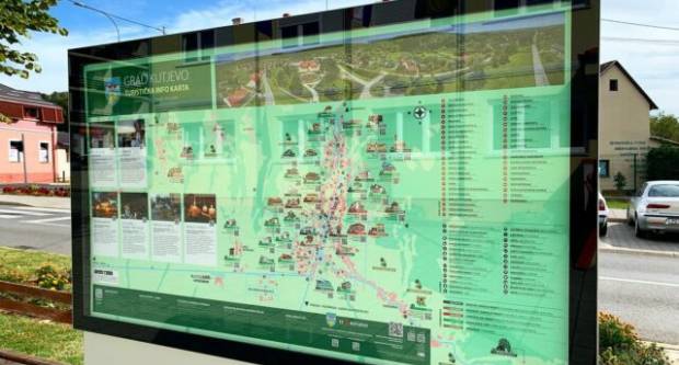 U Kutjevu postavljena Turistička info karta U Kutjevu postavljena Turistička info karta