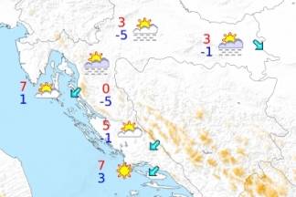 Pretežno sunčano te razmjerno hladno Pretežno sunčano te razmjerno hladno