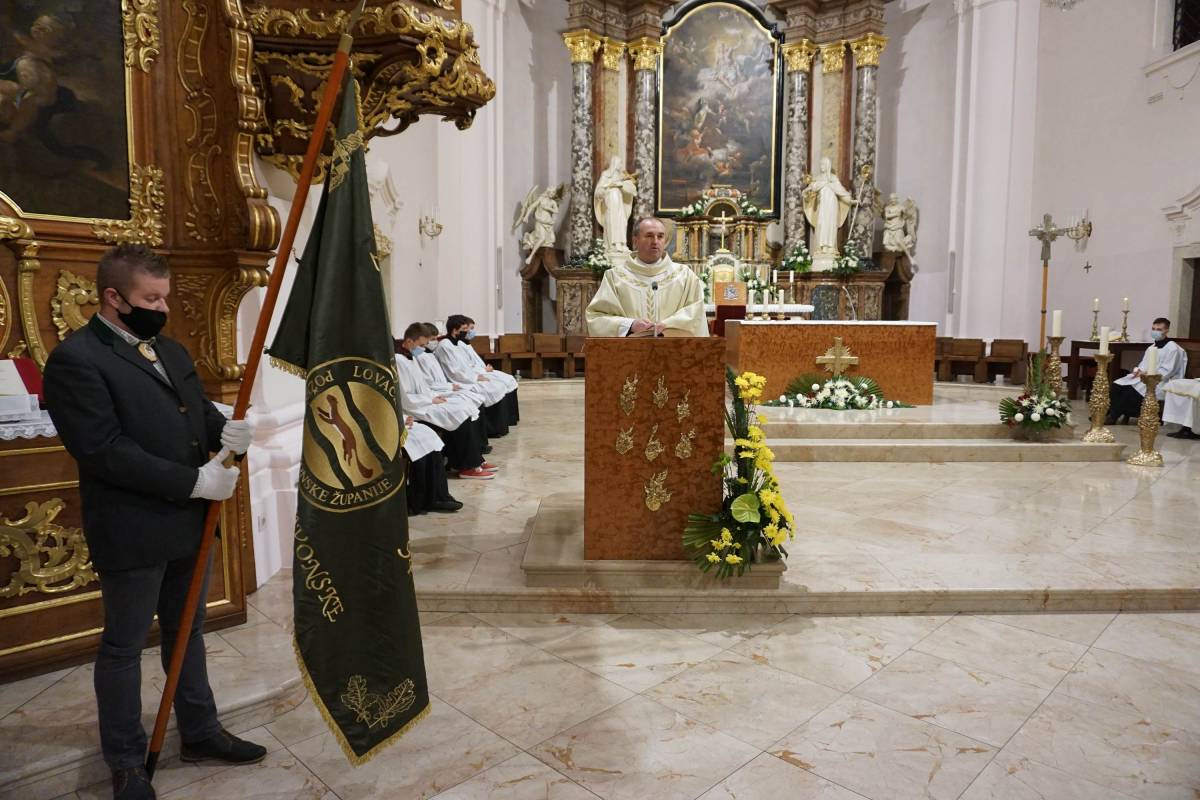 Proslava sv. Huberta u požeškoj Katedrali