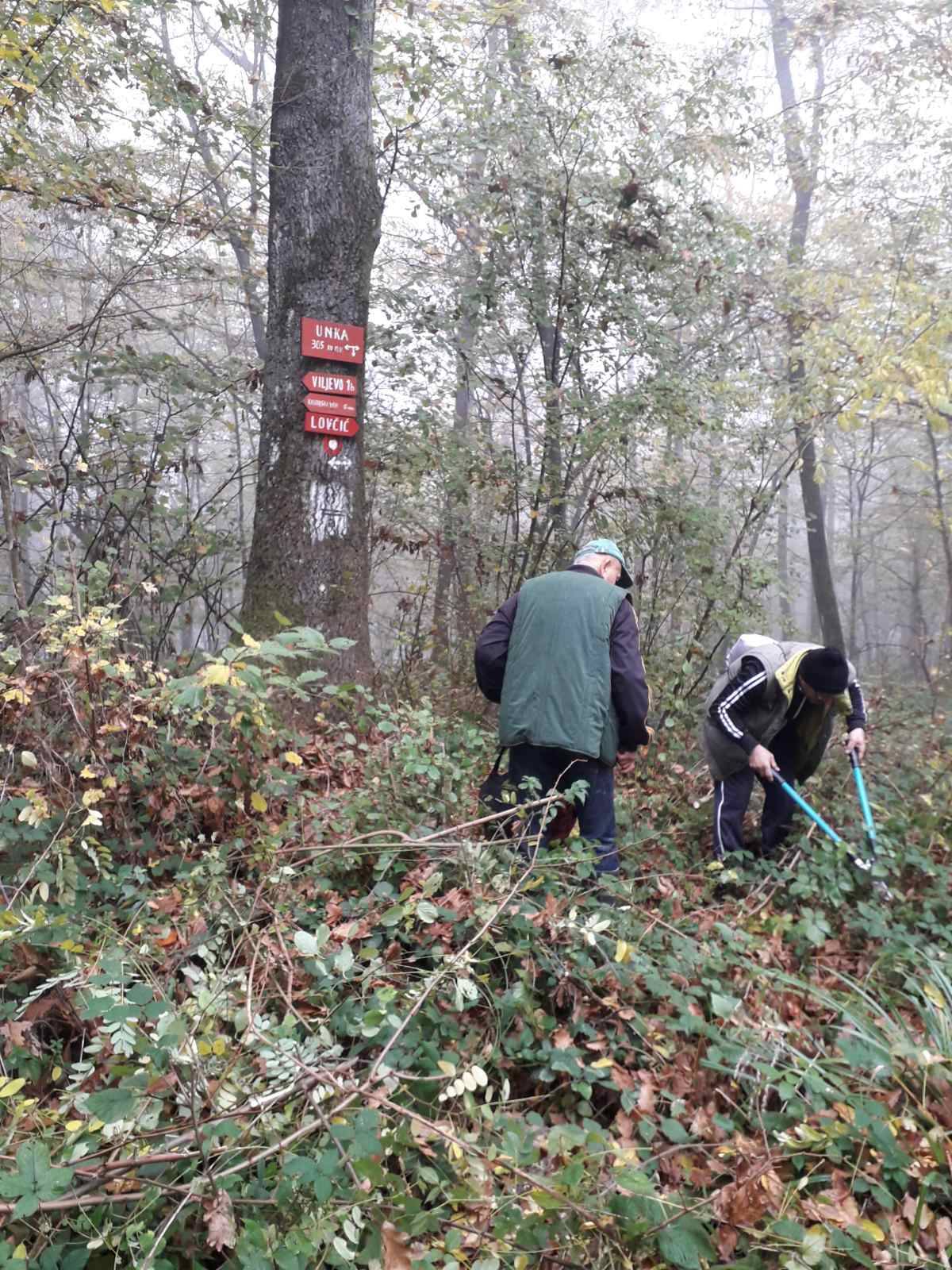  HPD ,,GOJZERICAʺ- održana radna akcija čišćenja planinarske staze na Dilj gori