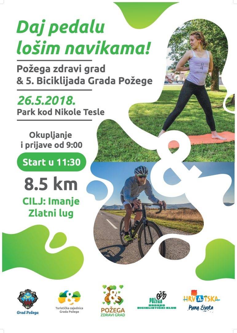 U subotu Biciklijada i šetnja po Požeškoj gori, svi ste pozvani