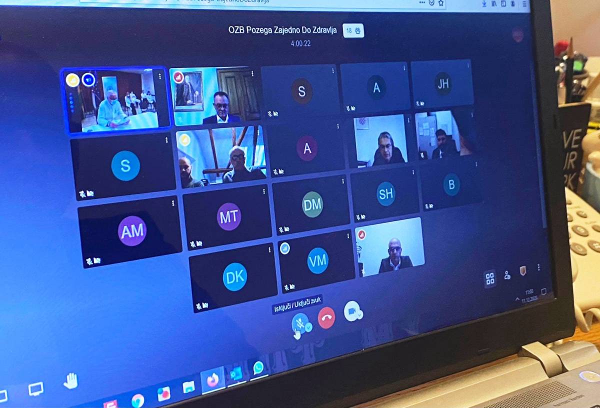 OŽB Požega održala je online konferenciju u okviru završetka provedbe projekta „Zajedno do zdravlja“