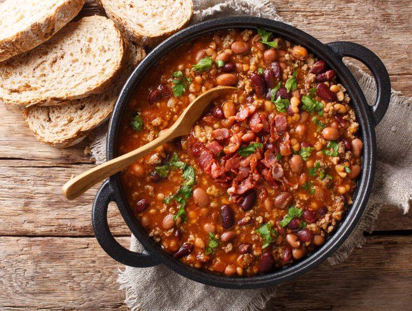 Recept za zapečeni kaubojski grah s mljevenim mesom