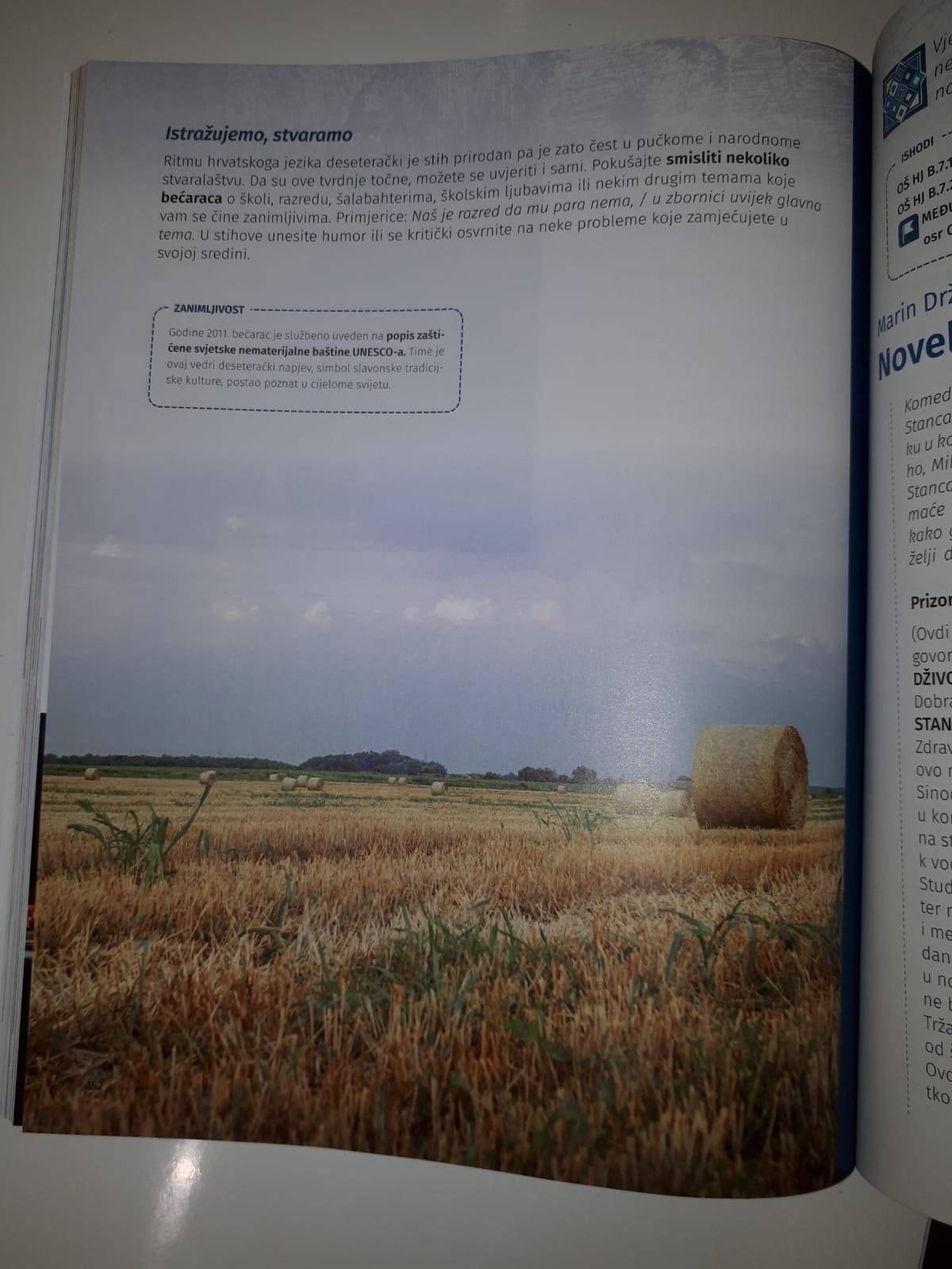 Pleternički Trg bećarca u udžbeniku hrvatskog jezika za osnovnoškolce koji se koristi diljem Hrvatske!