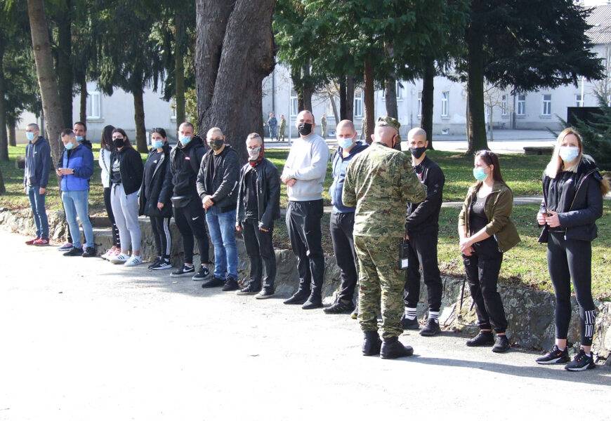 U Požegi započelo dragovoljno vojno osposobljavanje 29. naraštaja ročnika