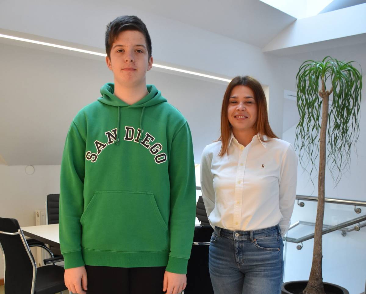 KATOLIČKA GIMNAZIJA POŽEGA: Luka Adžić prvi na Županijskom natjecanju iz engleskog!