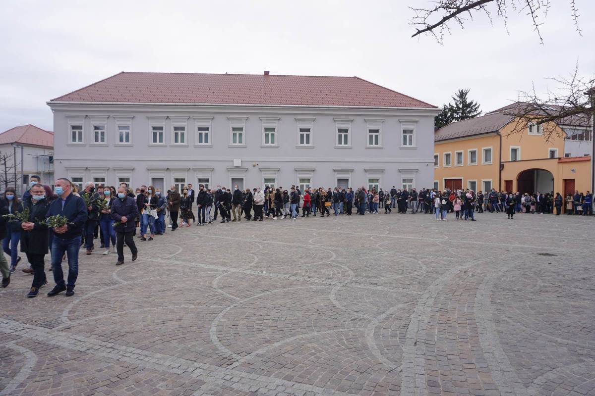 Nedjelja Muke Gospodnje- Cvjetnica u Požegi