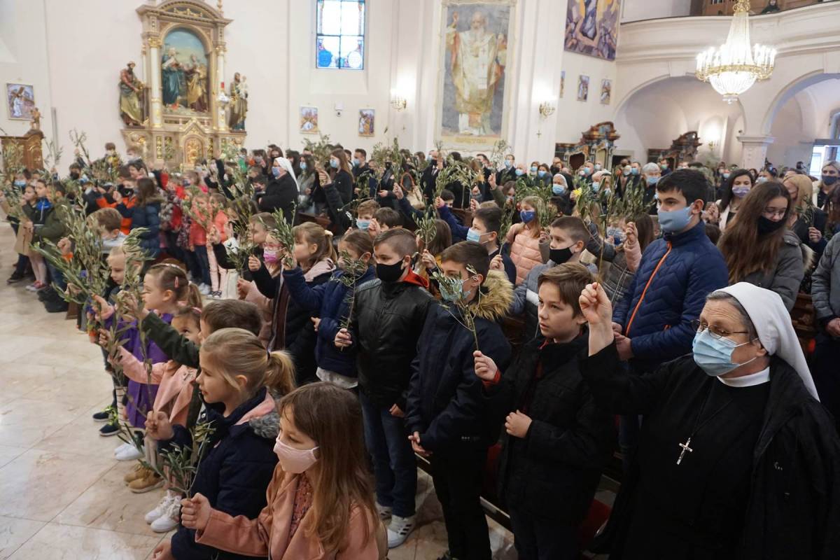 Nedjelja Muke Gospodnje- Cvjetnica u Požegi