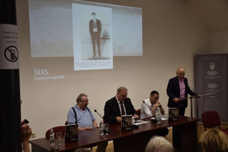 Predstavljena  knjiga Ivice Miškulina - Šeks. Politička biografija