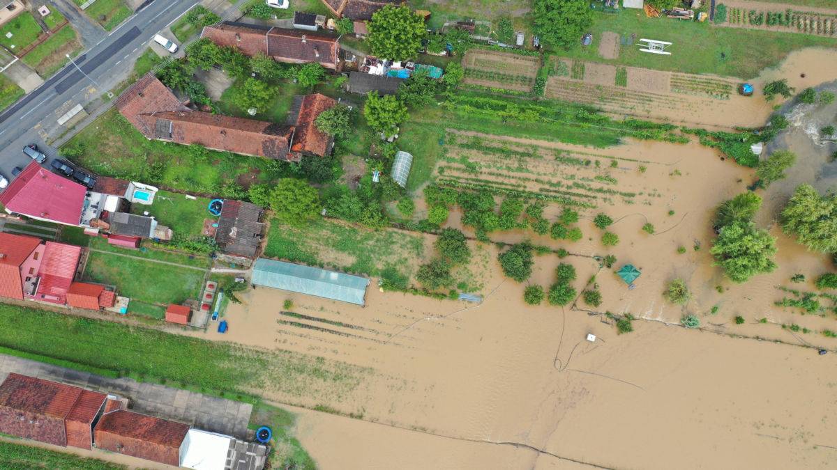 Velike poplave na našičkom području, sve službe na terenu