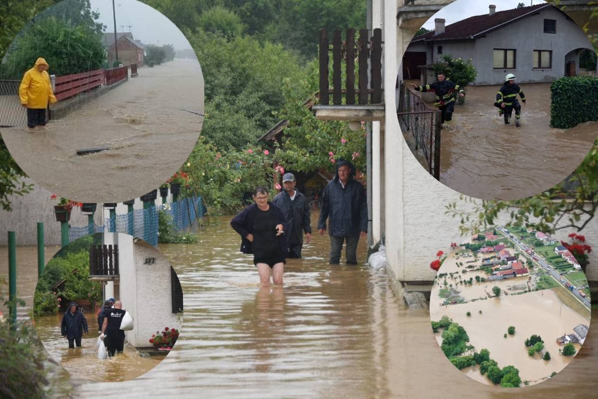 Velike poplave na našičkom području, sve službe na terenu