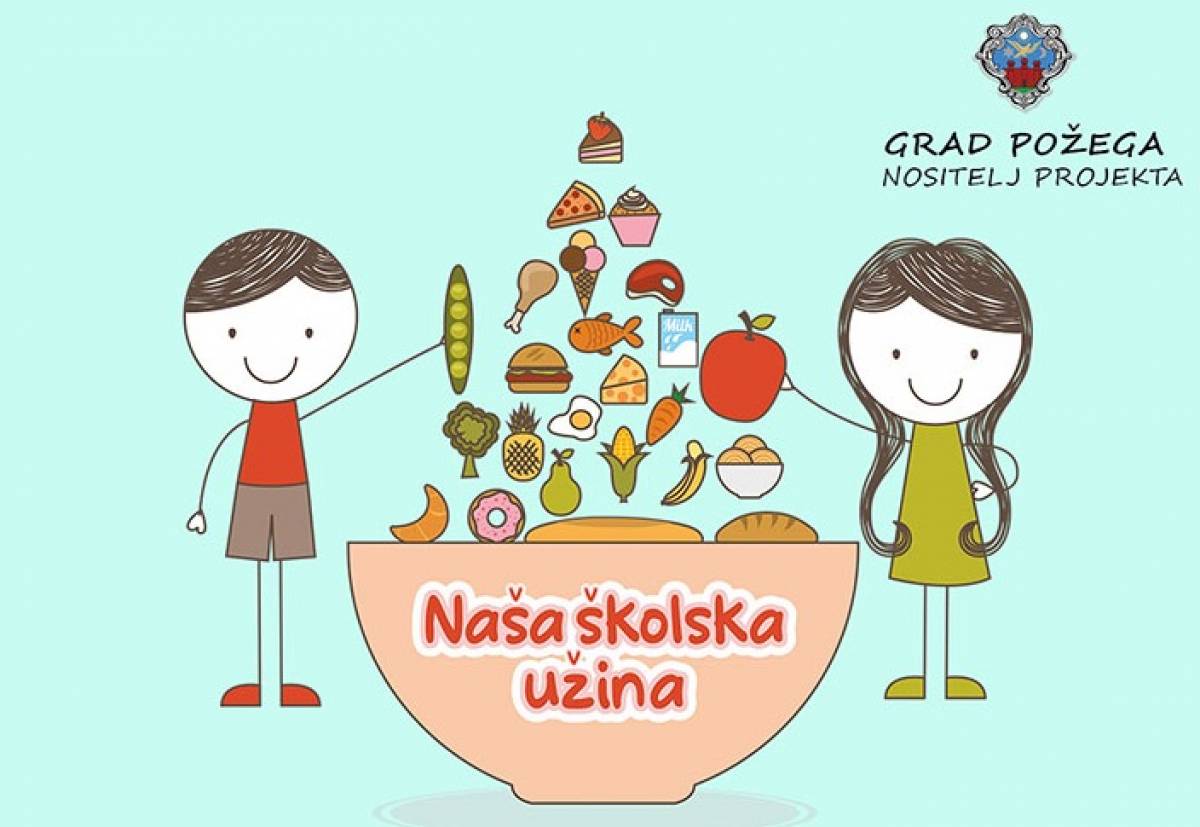 NAŠA ŠKOLSKA UŽINA Uspješno završena druga faza projekta podjele obroka u požeškim osnovnim školama