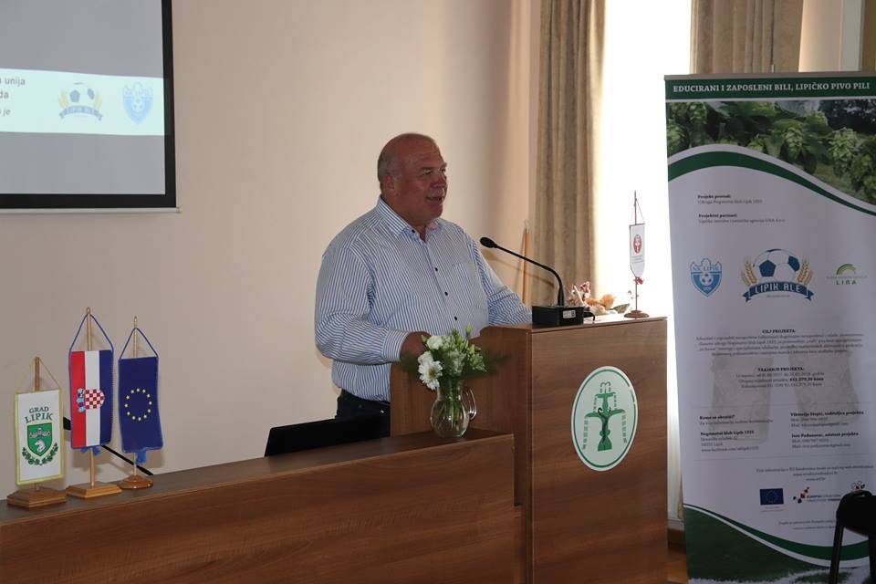 Na završnoj konferenciji predstavljeno LIPIK ALE, prvo nogometno pivo