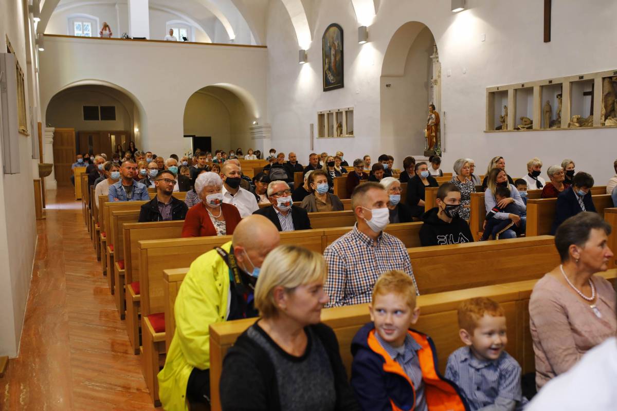 Proslava sv. Augustina i krštenje petog djeteta roditelja Stožicki u Velikoj