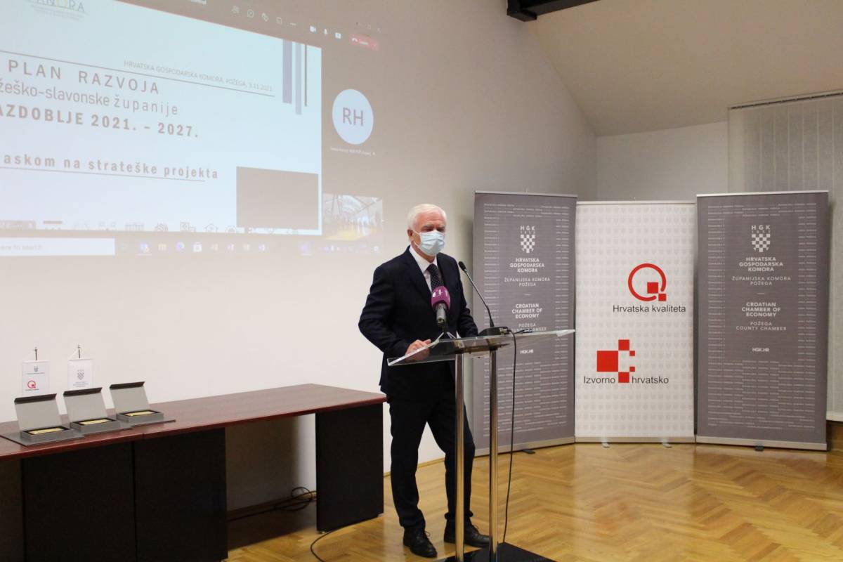 Dodijeljena priznanja „ZLATNA KUNA 2020.“ najuspješnijim poduzetnicima HGK -Županijske komore Požega