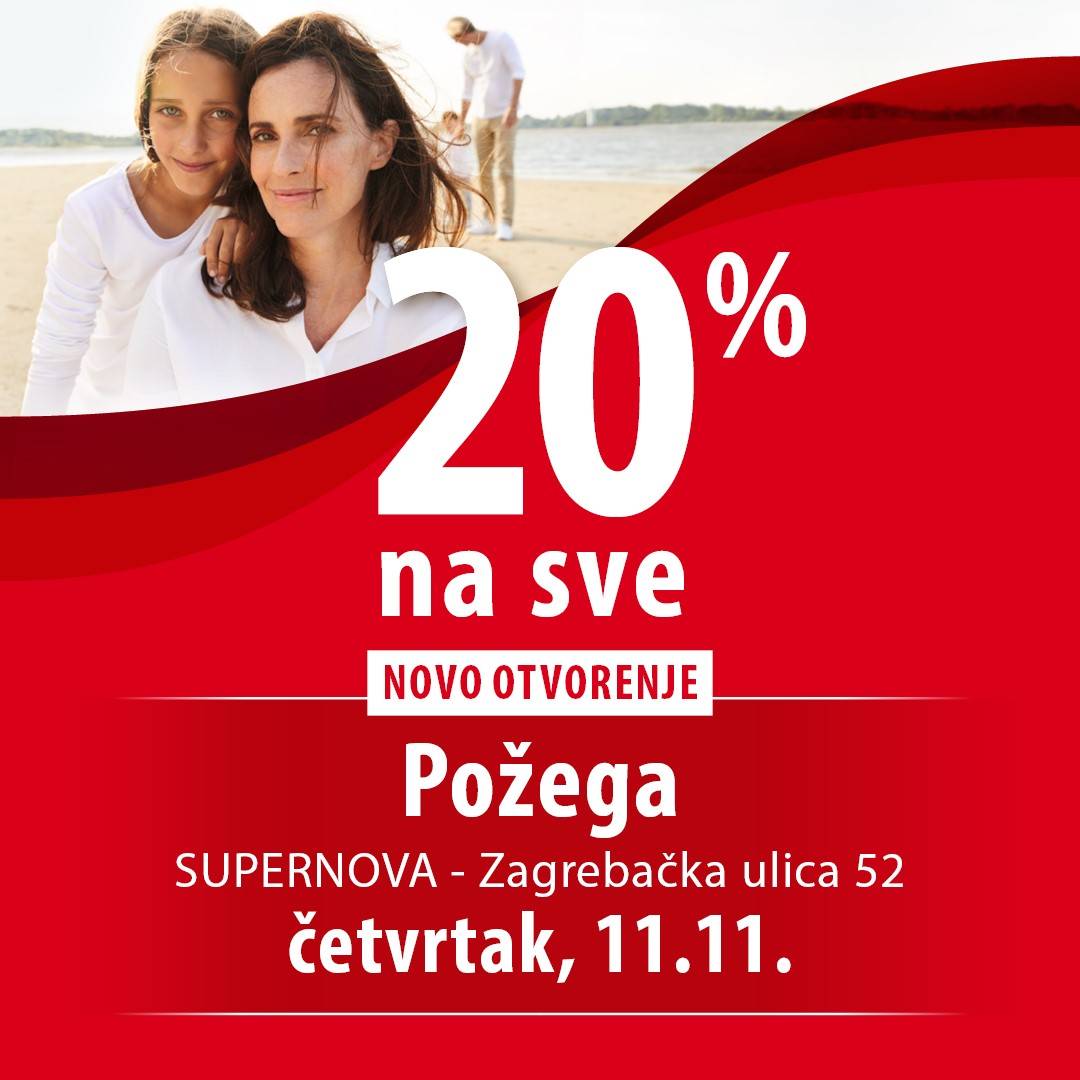 NAKON 10 GODINA TRADICIJE: U Požegi se sutra otvara još jedna NKD prodavaonica