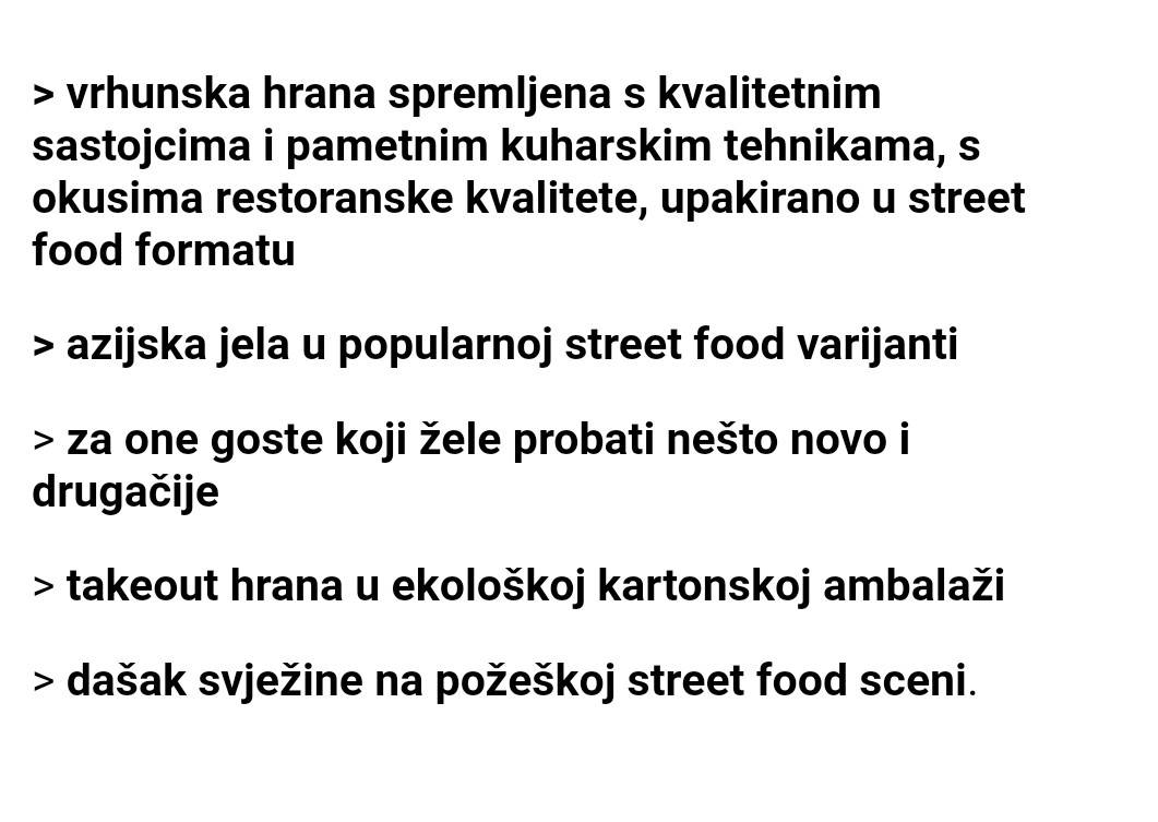 NOVITET: Uskoro se u Požegi otvara prvi restoran azijske kuhinje- Chili fusion streetfood