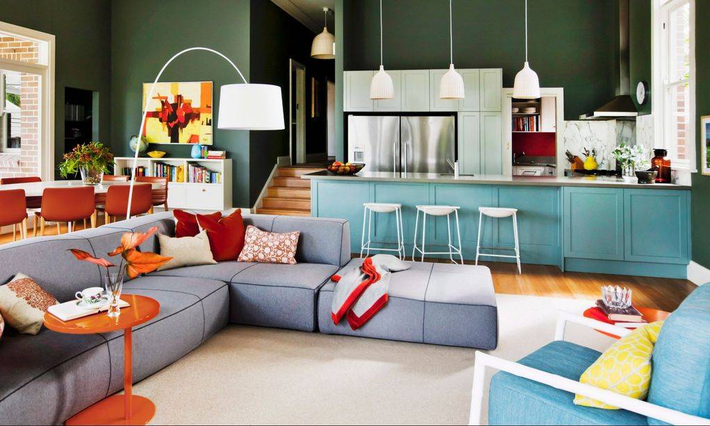 Pogledajte 20 super ideja za spojenu dnevnu sobu, kuhinju i blagovaonicu