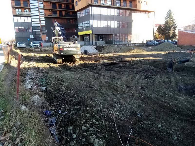 Nastavljaju se radovi na izgradnji parkirališta u Naselju Slavonija I  