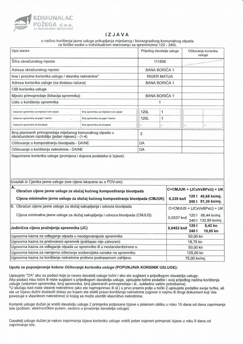 Predstavljen novi sustav evidentiranja odvoza komunalnog otpada