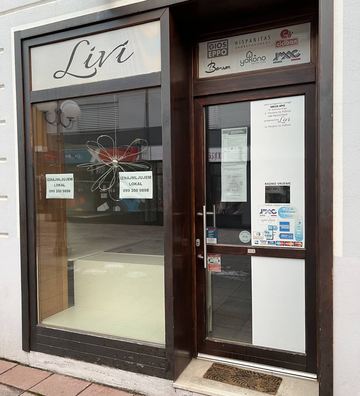 Postaje li Požega grad slučaj? Gotovo pola lokala u Pješačkoj zoni zjapi prazno