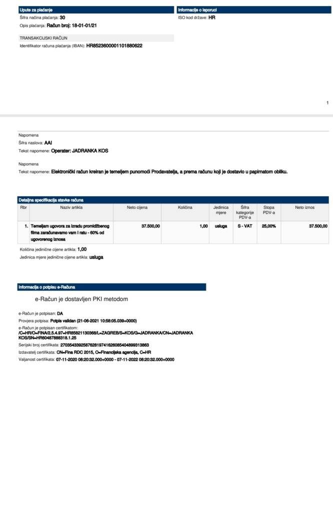 Ugovori tajna: TZ Požeško-slavonske županije sklopila sumnjivo snimanje 3-minutnog filma u vrijednosti gotovo 80 tisuća kuna