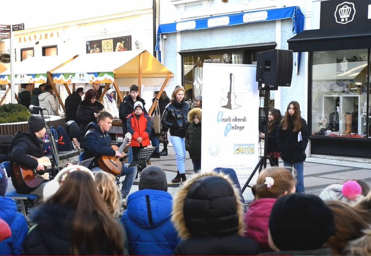 Glazbena radionica Nota provodi projekt Veseli akordi Požege