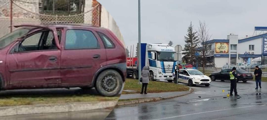 PROMETNA NESREĆA U POŽEGI: Sudarili se kamion i osobni automobil