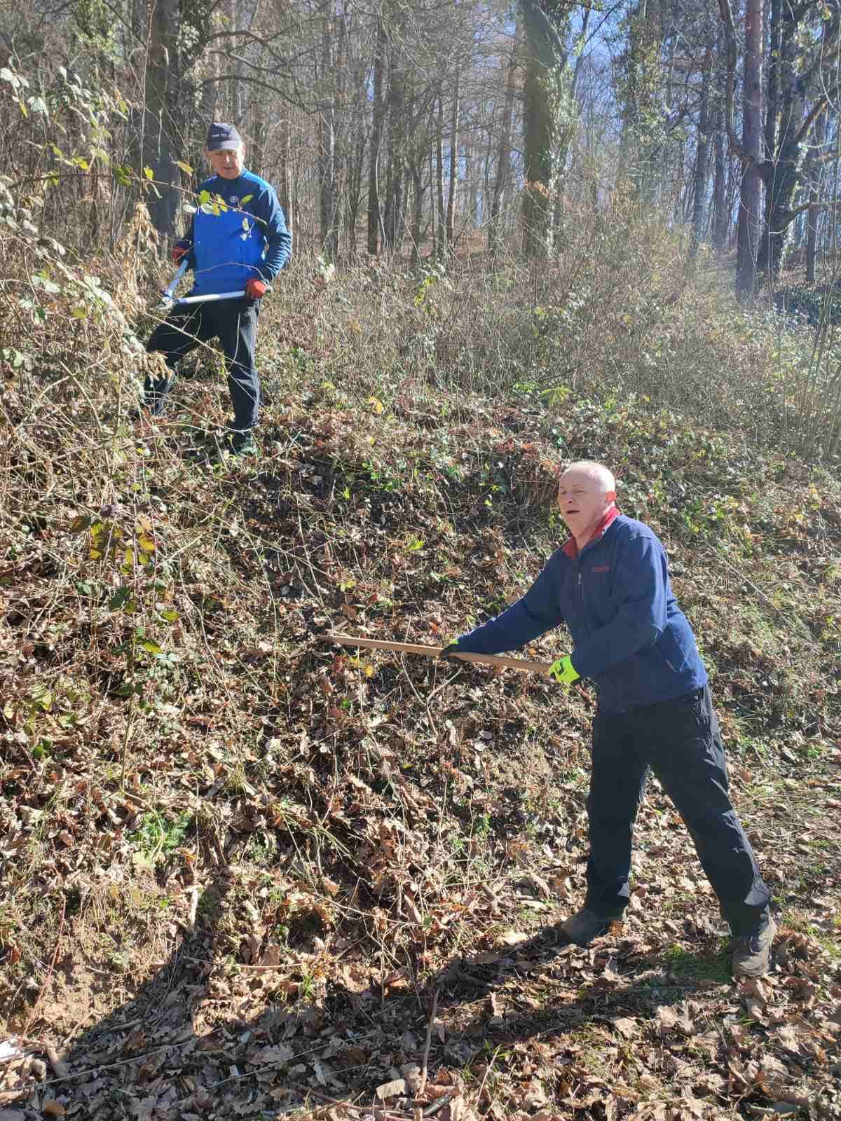 Radna akcija članova HPD ʺSokolovacʺ Požega povodom nadolazećih 40. ʺPapučkih jaglacaʺ