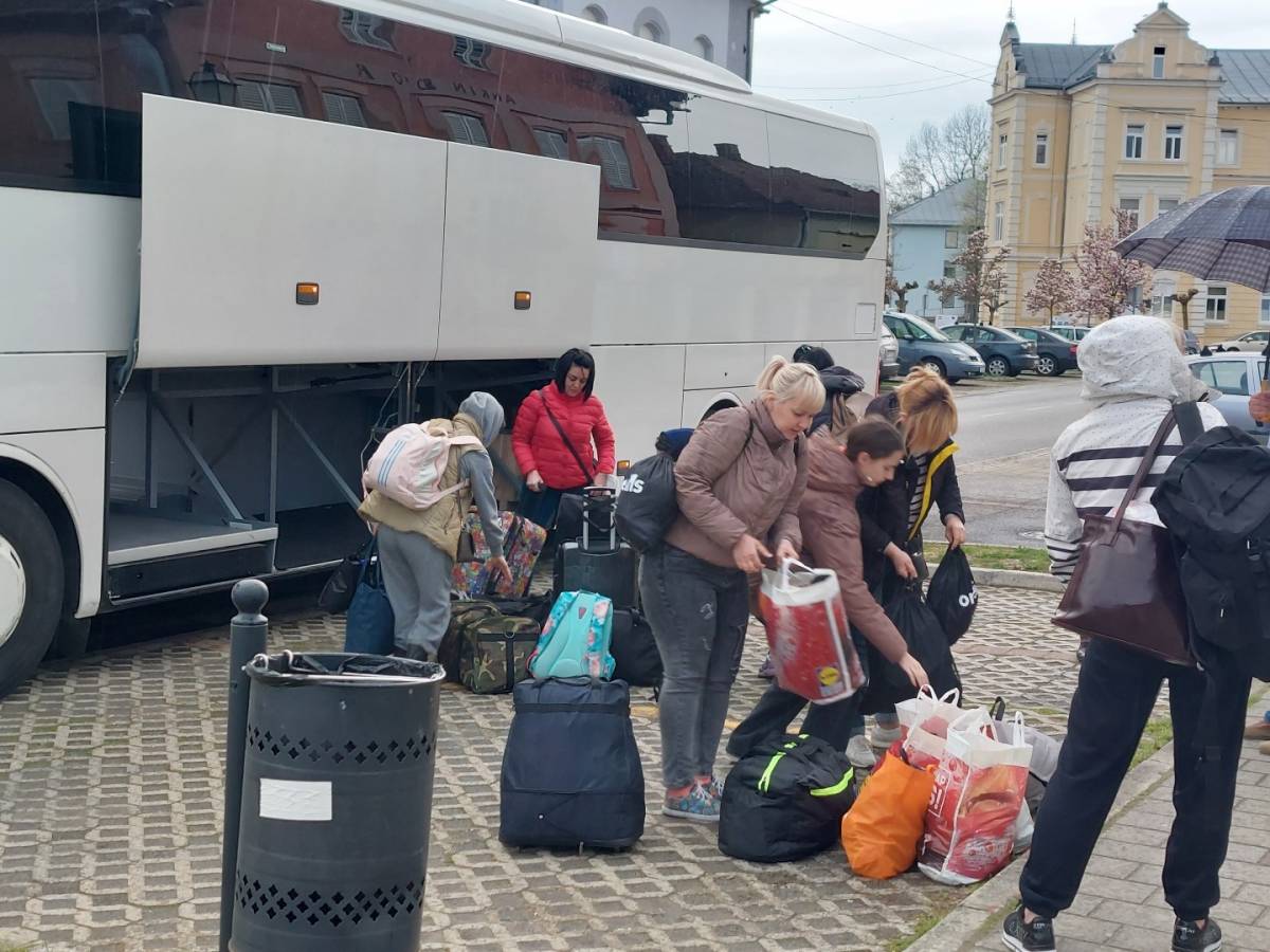 U Lipik je prošlog petka stigla skupina izbjeglica iz Ukrajine
