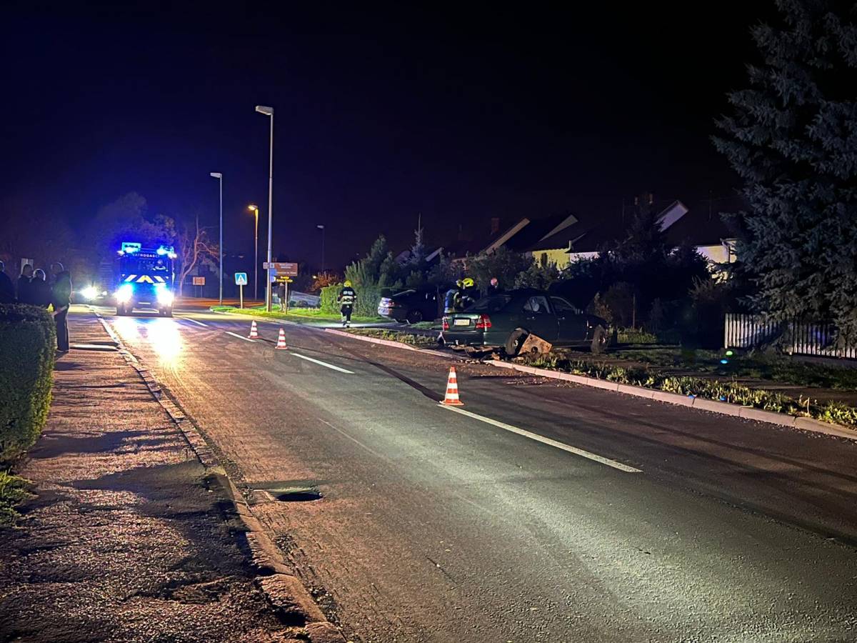 STRAVIČNI PRIZORI U POŽEGI: Odjeknulo kao bomba, automobilom srušio rasvjetni stup