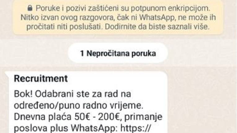 Nova prevara se širi WhatsAppom