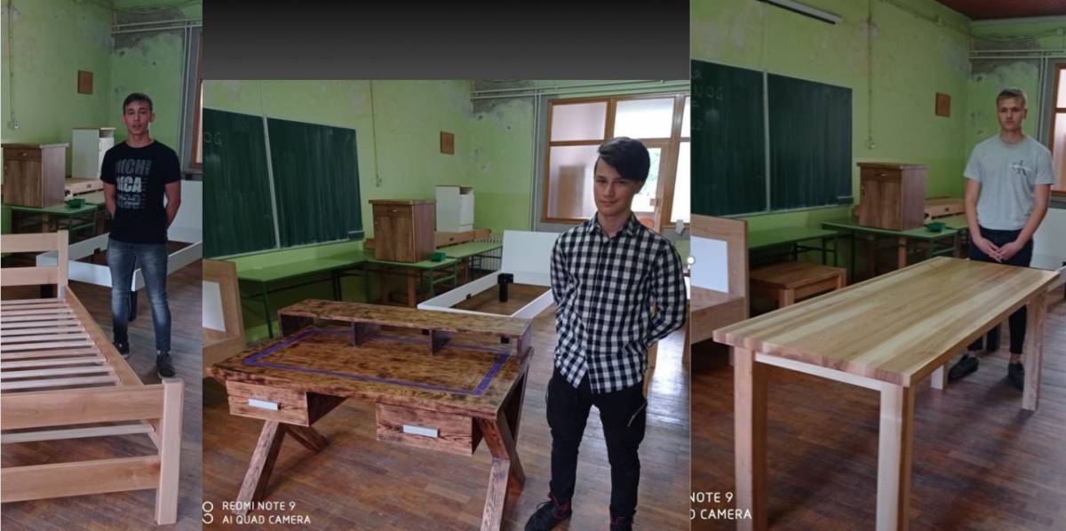 Pogledajte završne radove učenika Obrtničke škole Požega-smjer stolar
