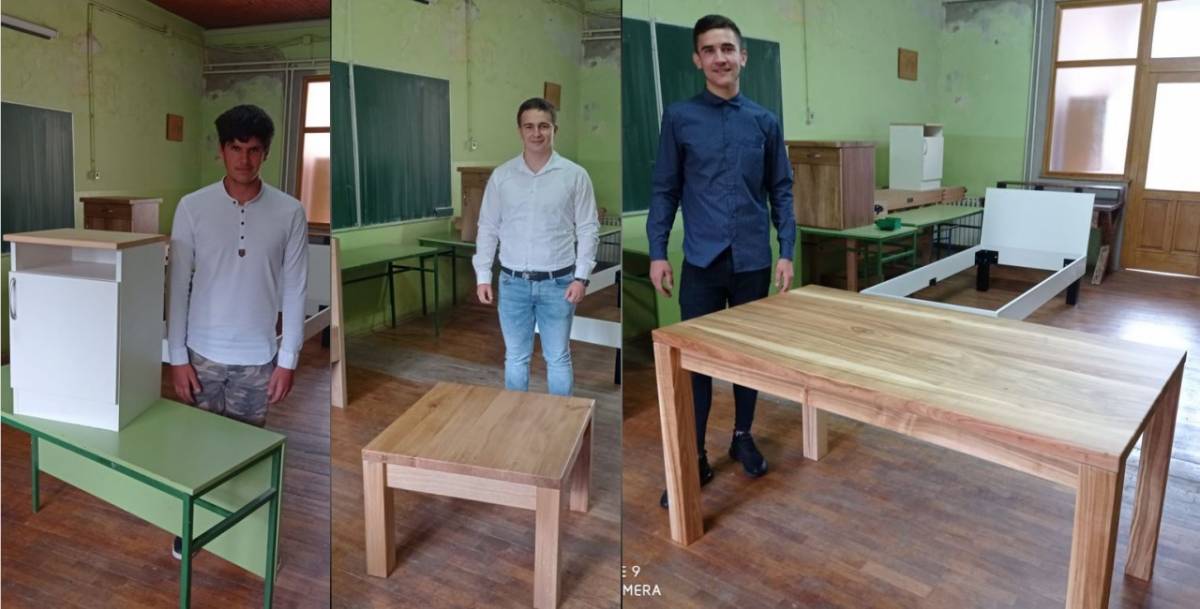 Pogledajte završne radove učenika Obrtničke škole Požega-smjer stolar
