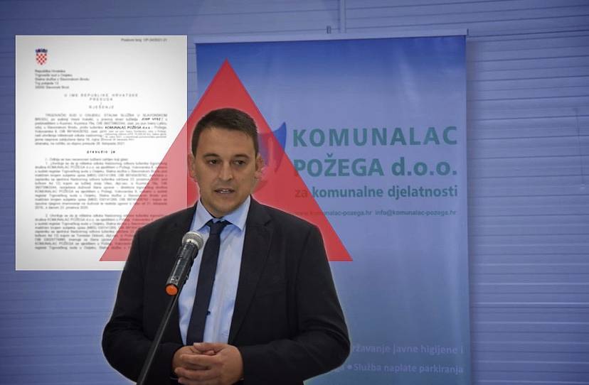Pravomoćna presuda: Josip Vitez izgubio je spor protiv Komunalca Požega d.o.o.