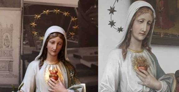 SIKIREVCI: Obnovljen kip Srca Marijina