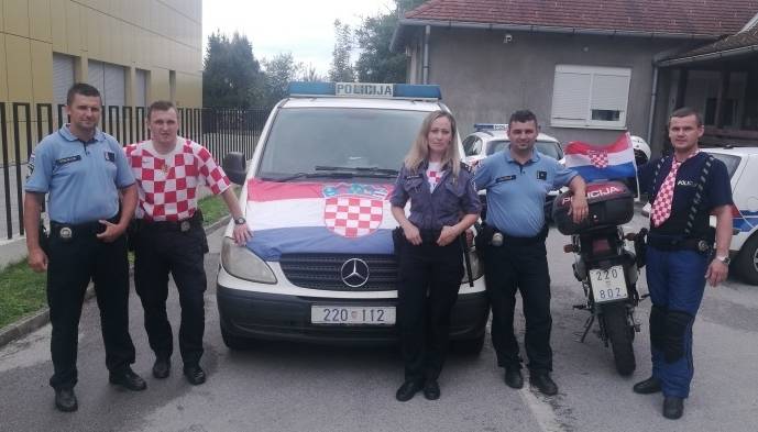 Policijski službenici PU požeško-slavonske uz Vatrene