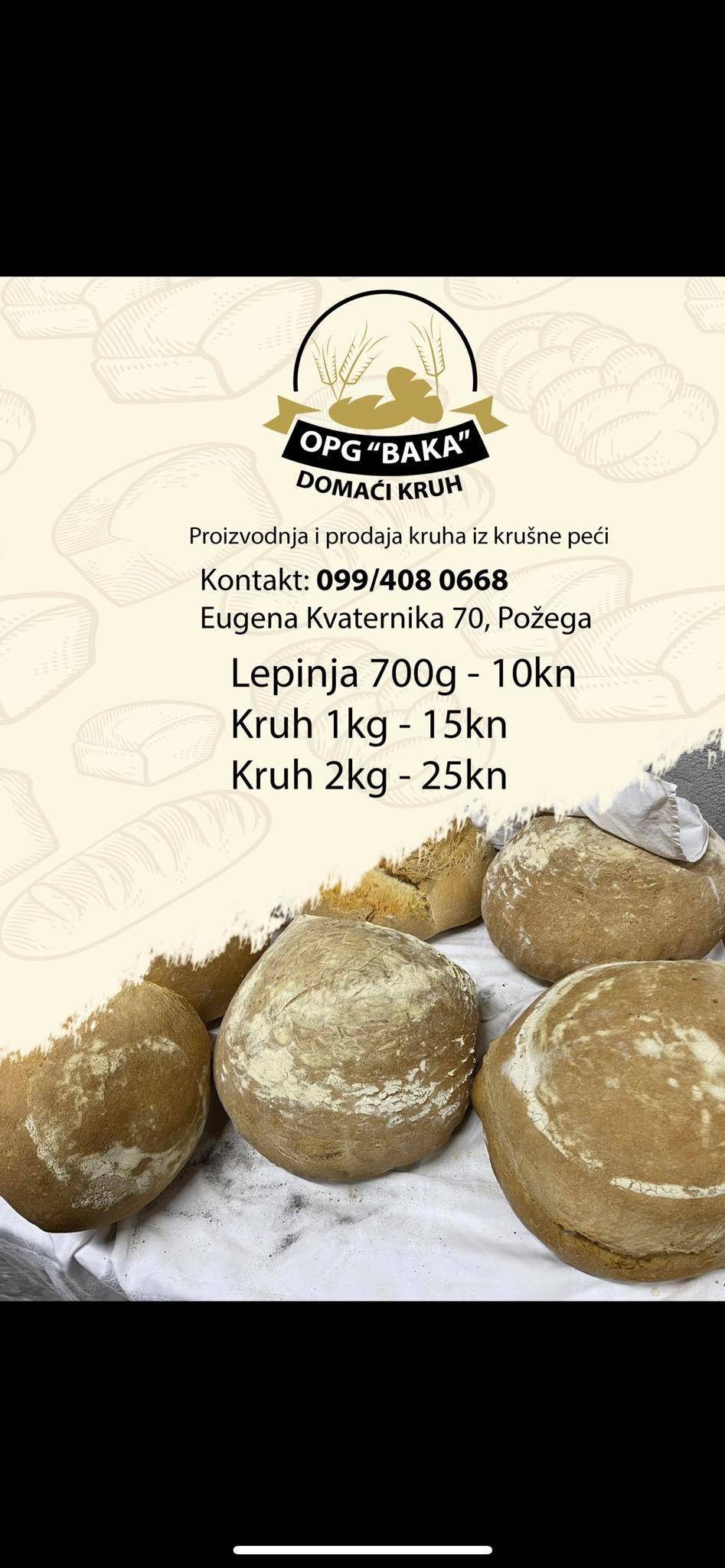 OKUS TRADICIJE, MIRIS SLAVONIJE: Domaći kruh iz krušne peći stiže na kućne adrese Požežana