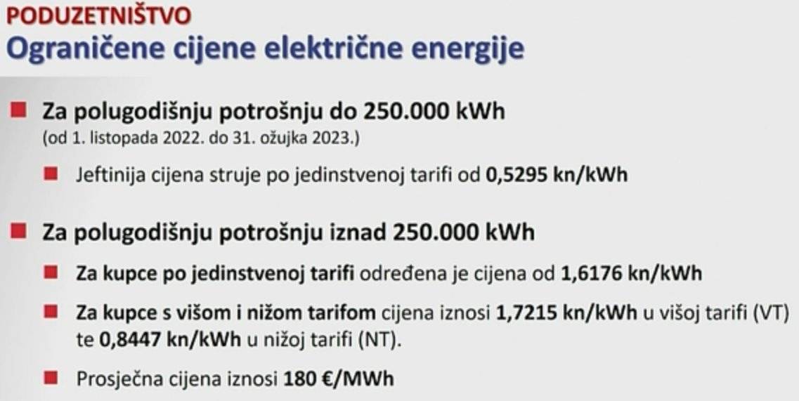 DONESEN JESENSKI PAKET MJERA: Vlada ograničila cijene energije i hrane...