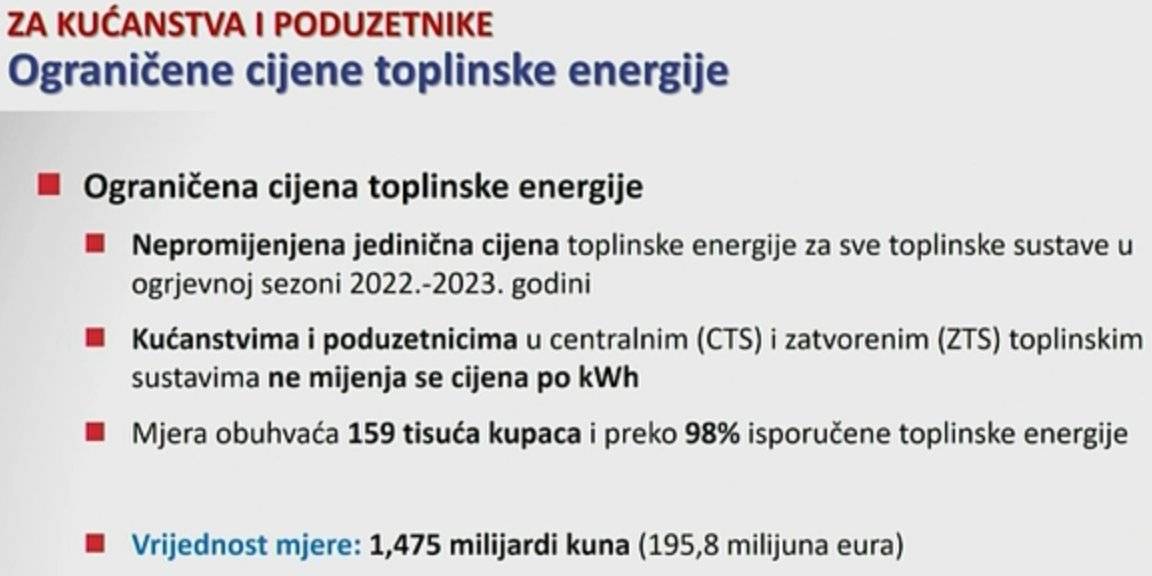 DONESEN JESENSKI PAKET MJERA: Vlada ograničila cijene energije i hrane...