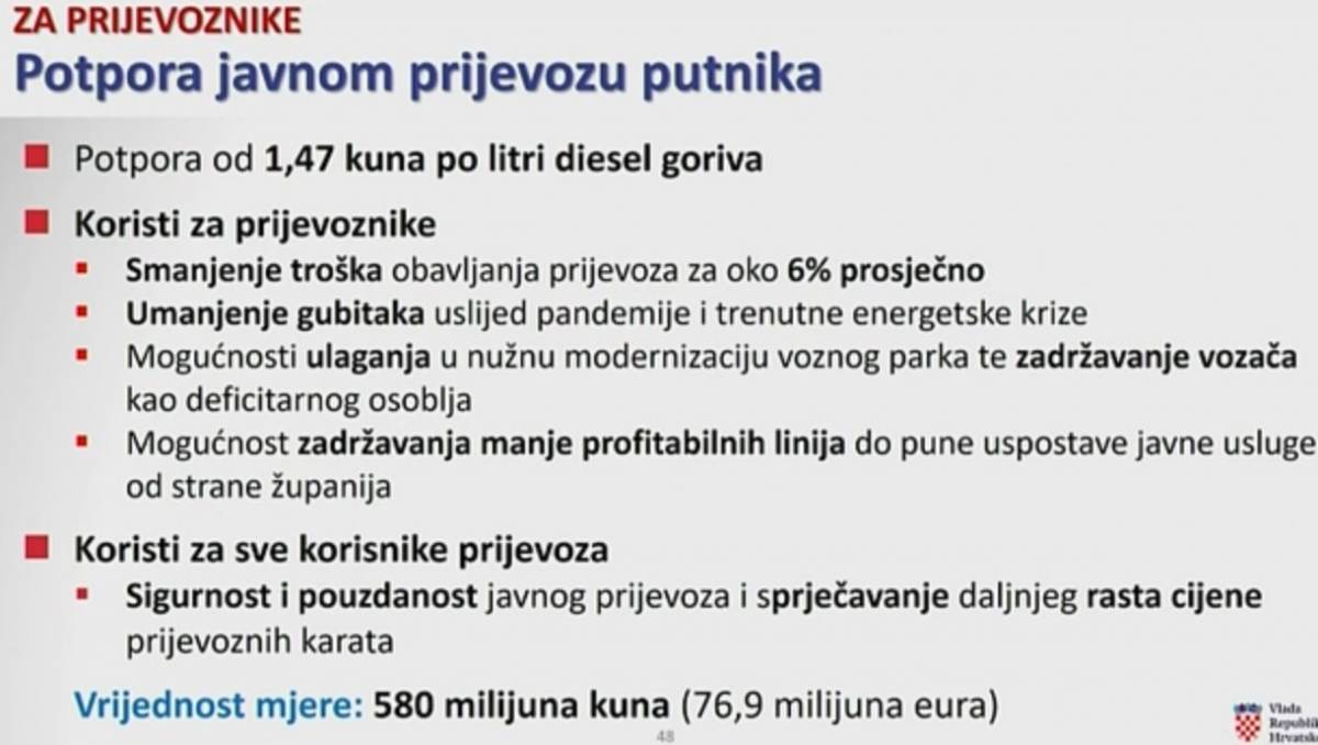 DONESEN JESENSKI PAKET MJERA: Vlada ograničila cijene energije i hrane...