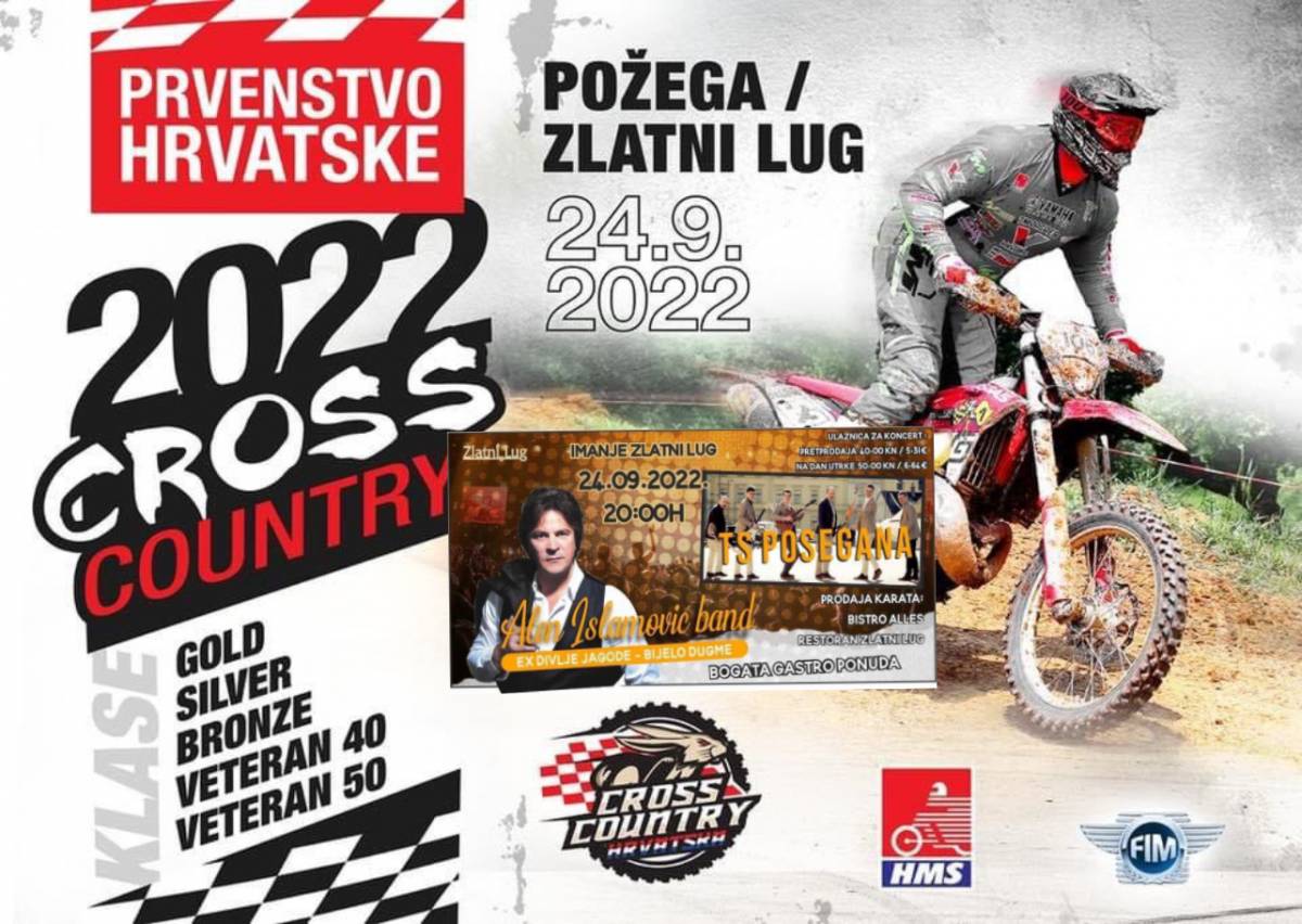 Sutra Cross Country prvenstvo Hrvatske i veliki koncert Alena Islamovića na Zlatnom Lugu