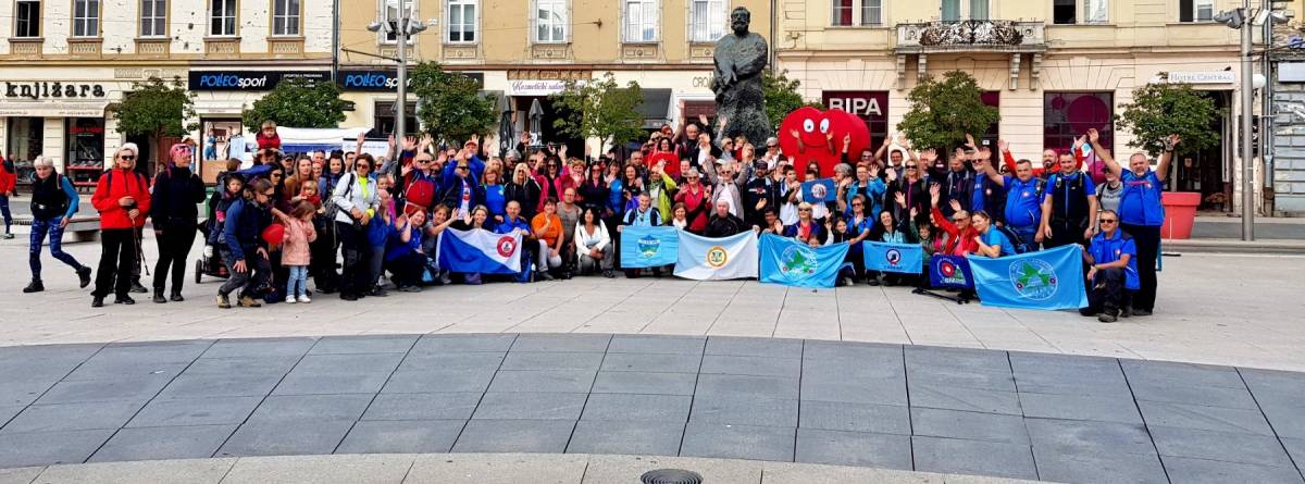 Planinari HPD Gojzerica Požega posjetili su Osijek i manifestaciju ʺOsječki pješački putʺ