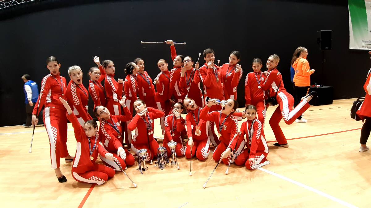 Požeške mažoretkinje ponovno nose naslov Europskih prvakinja