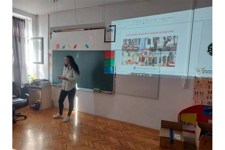 U OŠ „Stjepana Radića“ Čaglin održana preventivna radionica „Vlak je uvijek brži“ 
