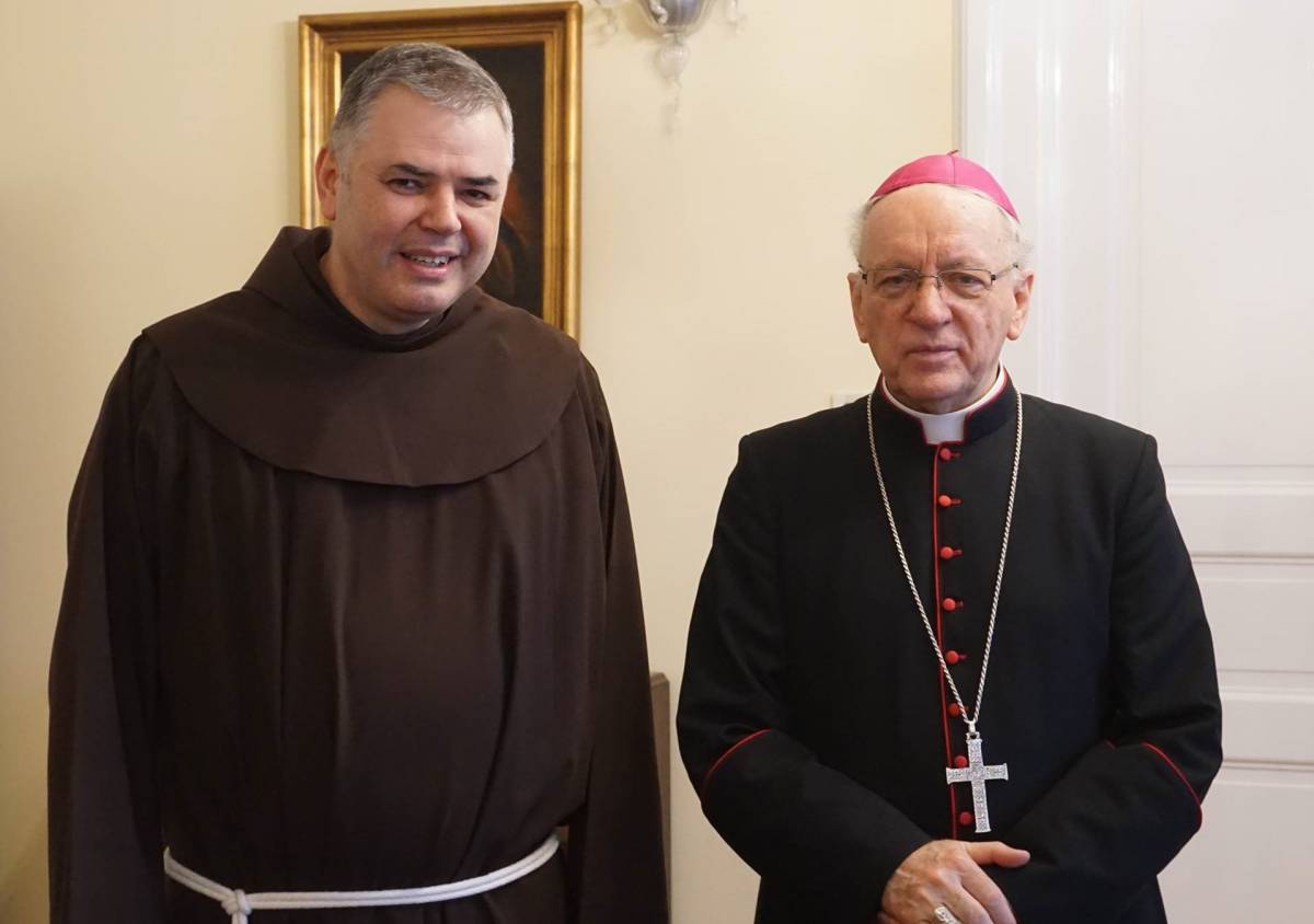 Biskup Škvorčević primio provincijala Milana Krištu