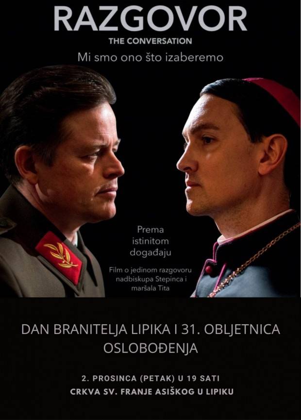 Danas u Lipiku pogledajte film: „Razgovor“: Stepinac i Tito licem u lice