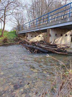 NIKOG NIJE BRIGA: Planira li itko očistiti ovu naplavinu ispod mosta kod Posreća?