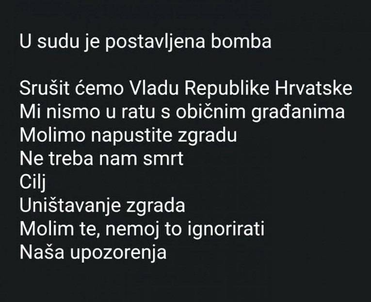 PRIJELOMNA VIJEST: Dojava o bombi u sudovima i u Slavonskom Brodu